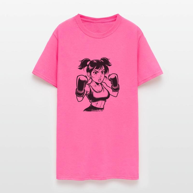 Boxing Girl Drawing