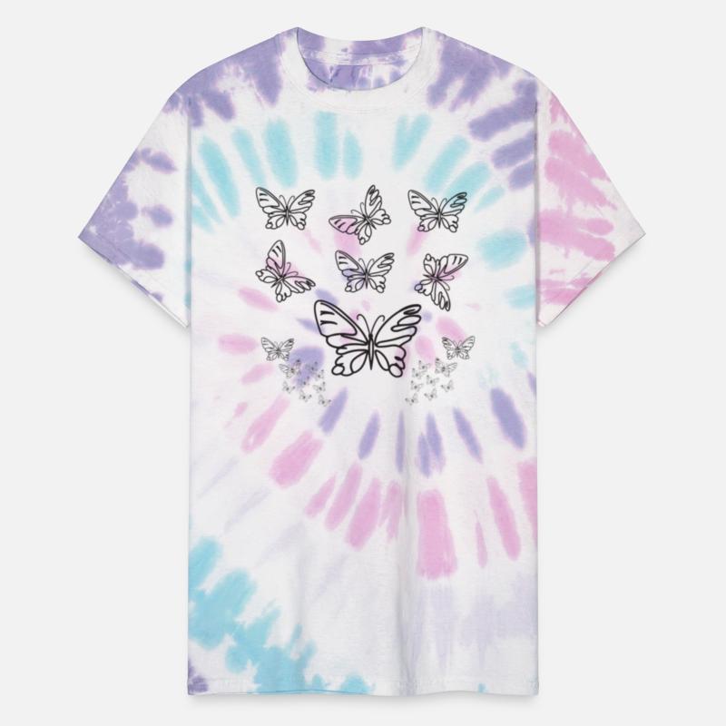 butterfly line art vector