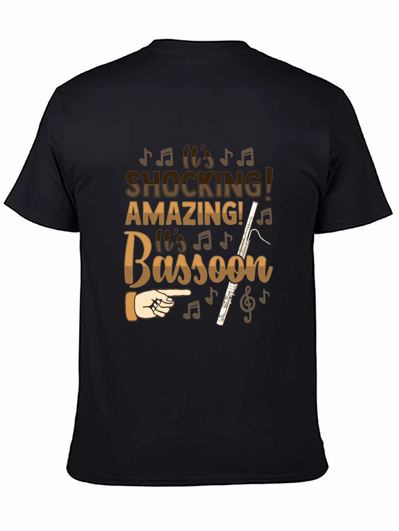 Shocking Bassoon Music Lover Graphic Tee