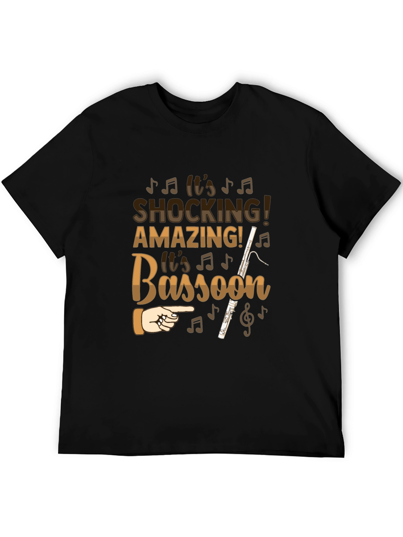 Shocking Bassoon Music Lover Graphic Tee