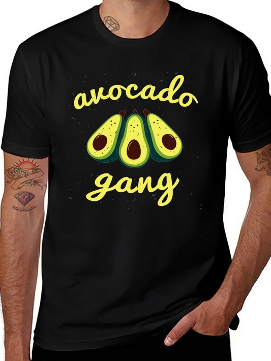 Avocado Gang Graphic Tee - Black