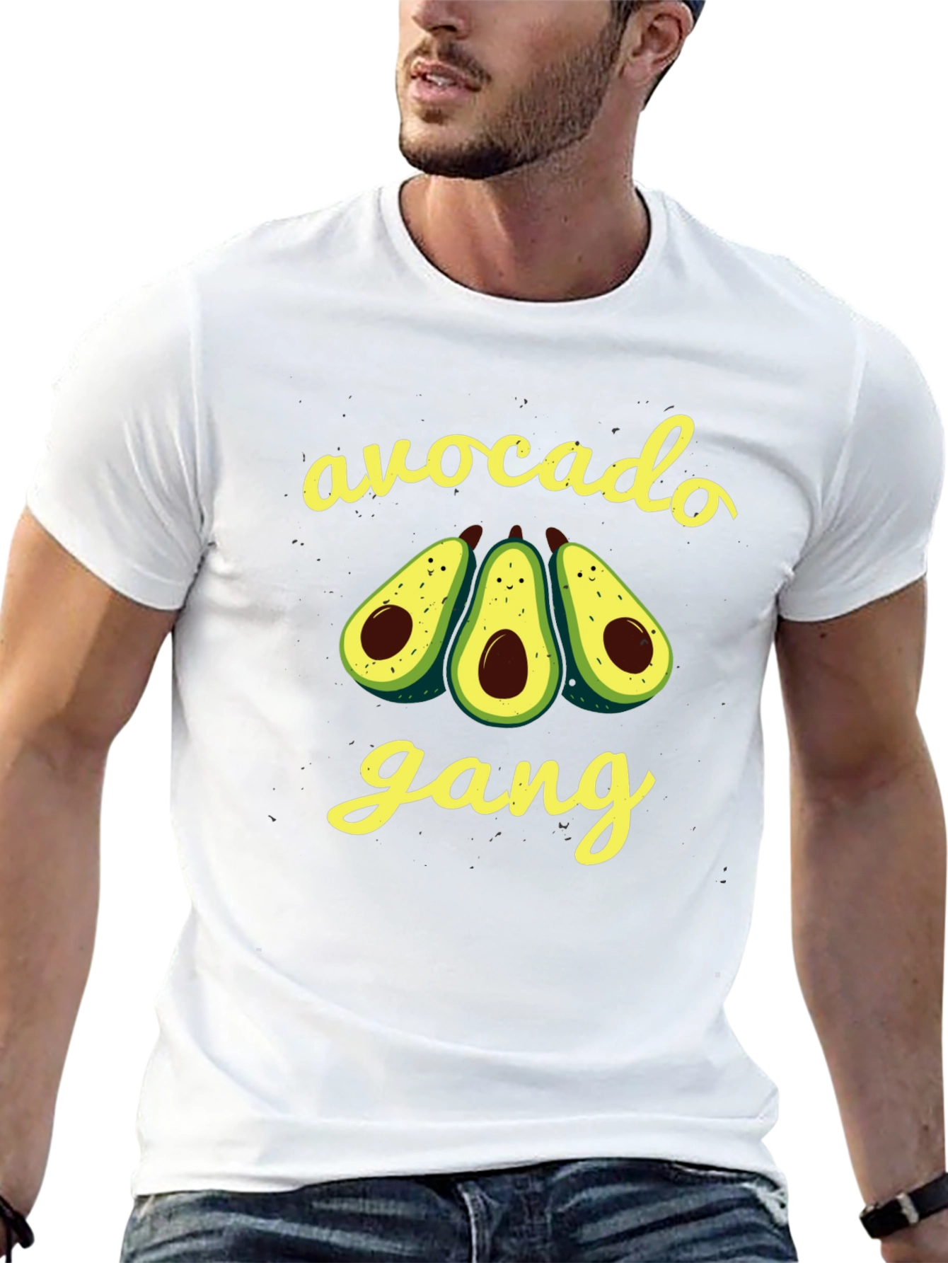 Avocado Gang Graphic Tee - Black