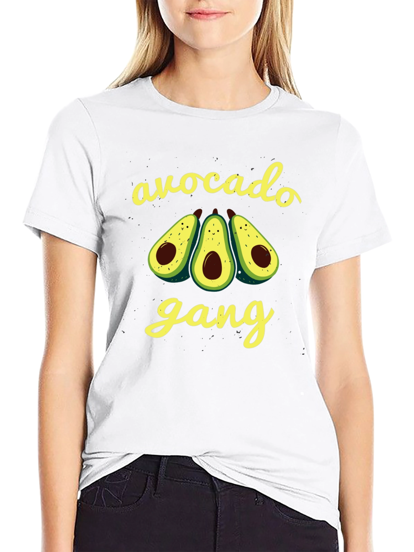 Avocado Gang Graphic Tee - Black