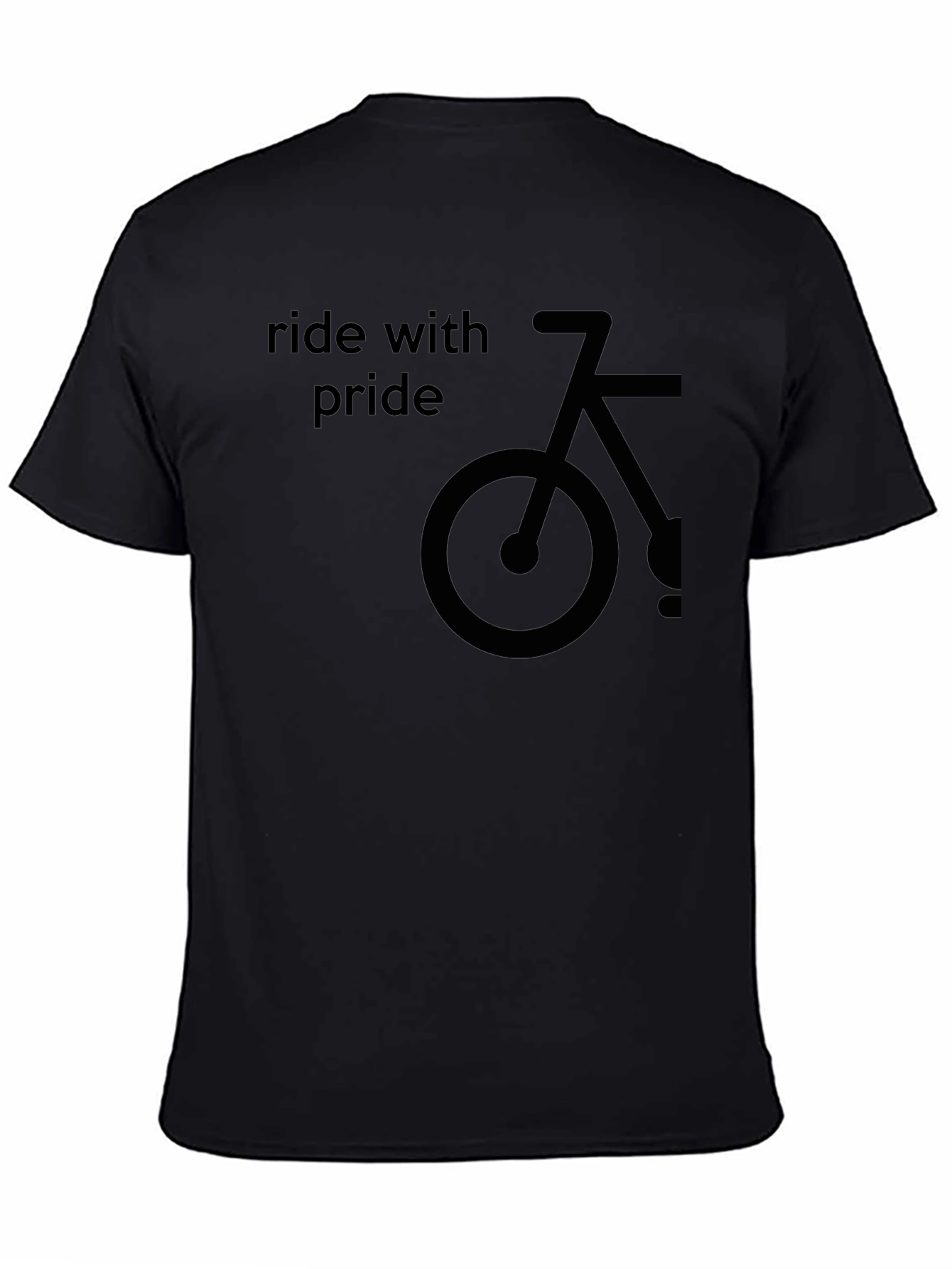 Ride with Pride Black Graphic Tee