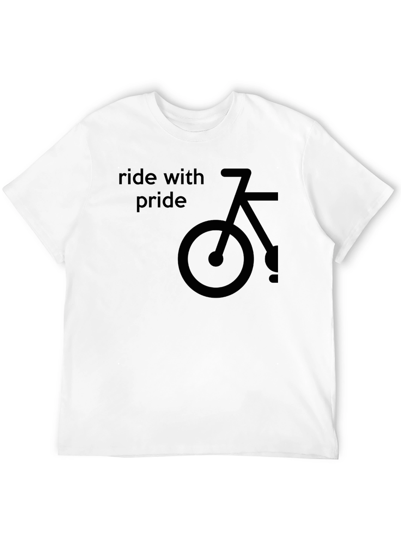 Ride with Pride Black Graphic Tee