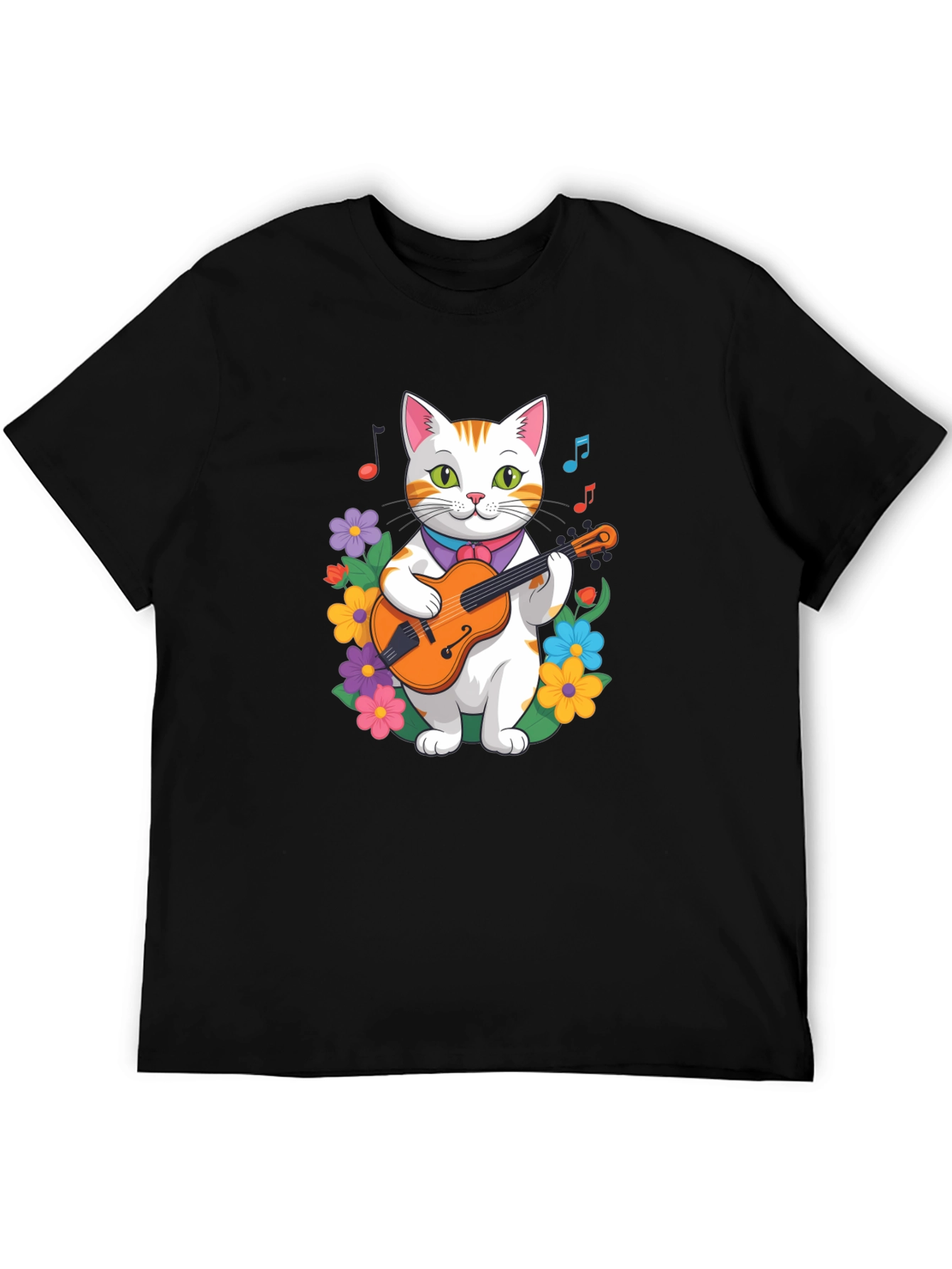 Cat Playing Guitar T-Shirt