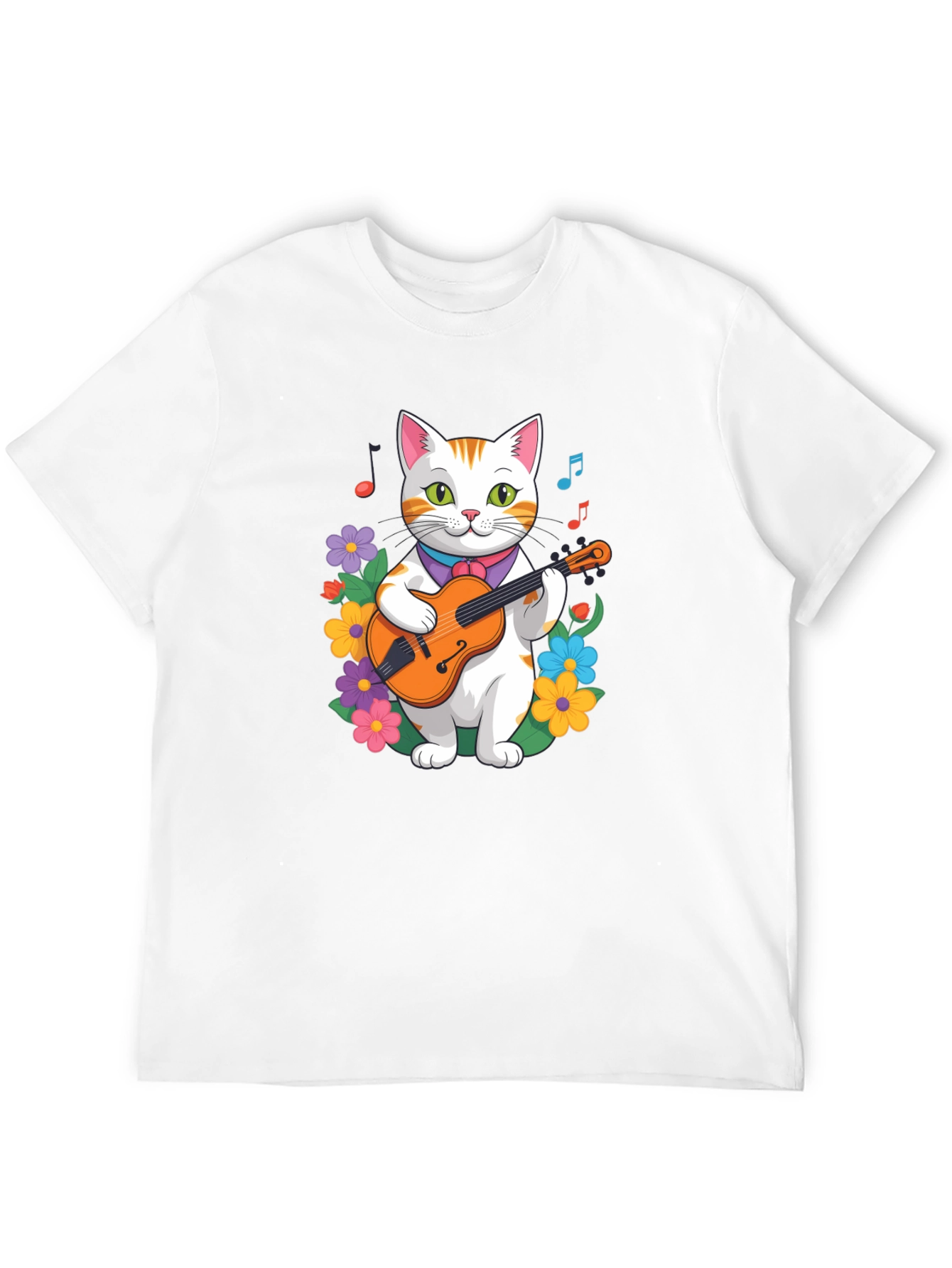 Cat Playing Guitar T-Shirt
