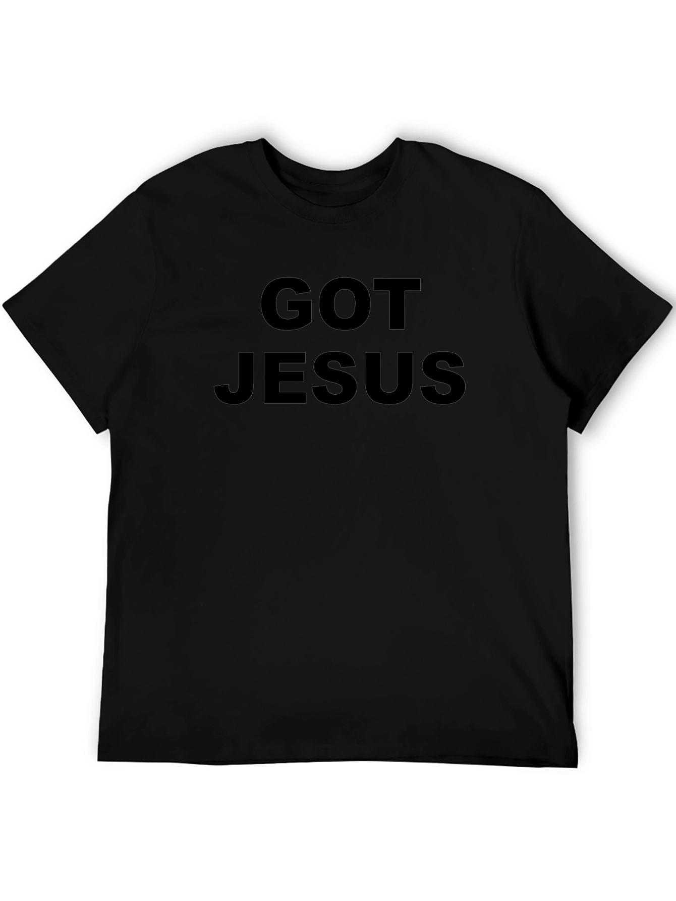 Got Jesus Graphic T-Shirt - Black