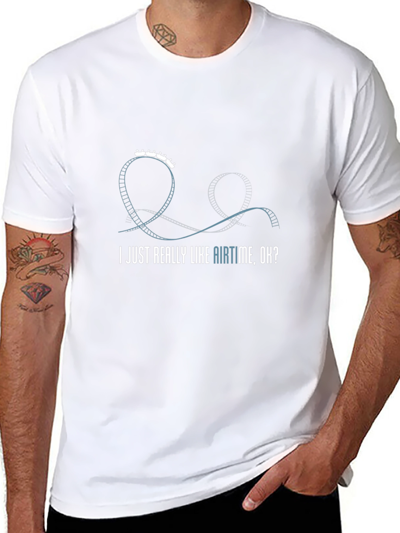 Airtime Rollercoaster T-Shirt - Thrill Ride Apparel