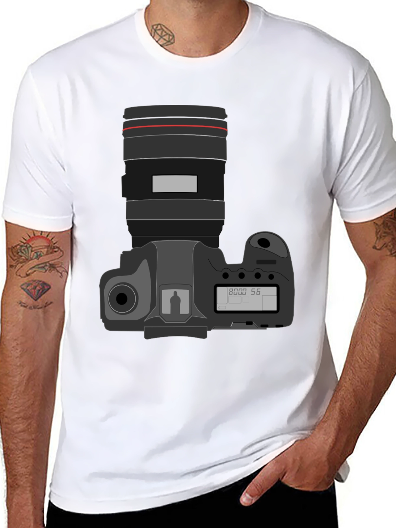 Camera Graphic Tee - Photographer Shirt