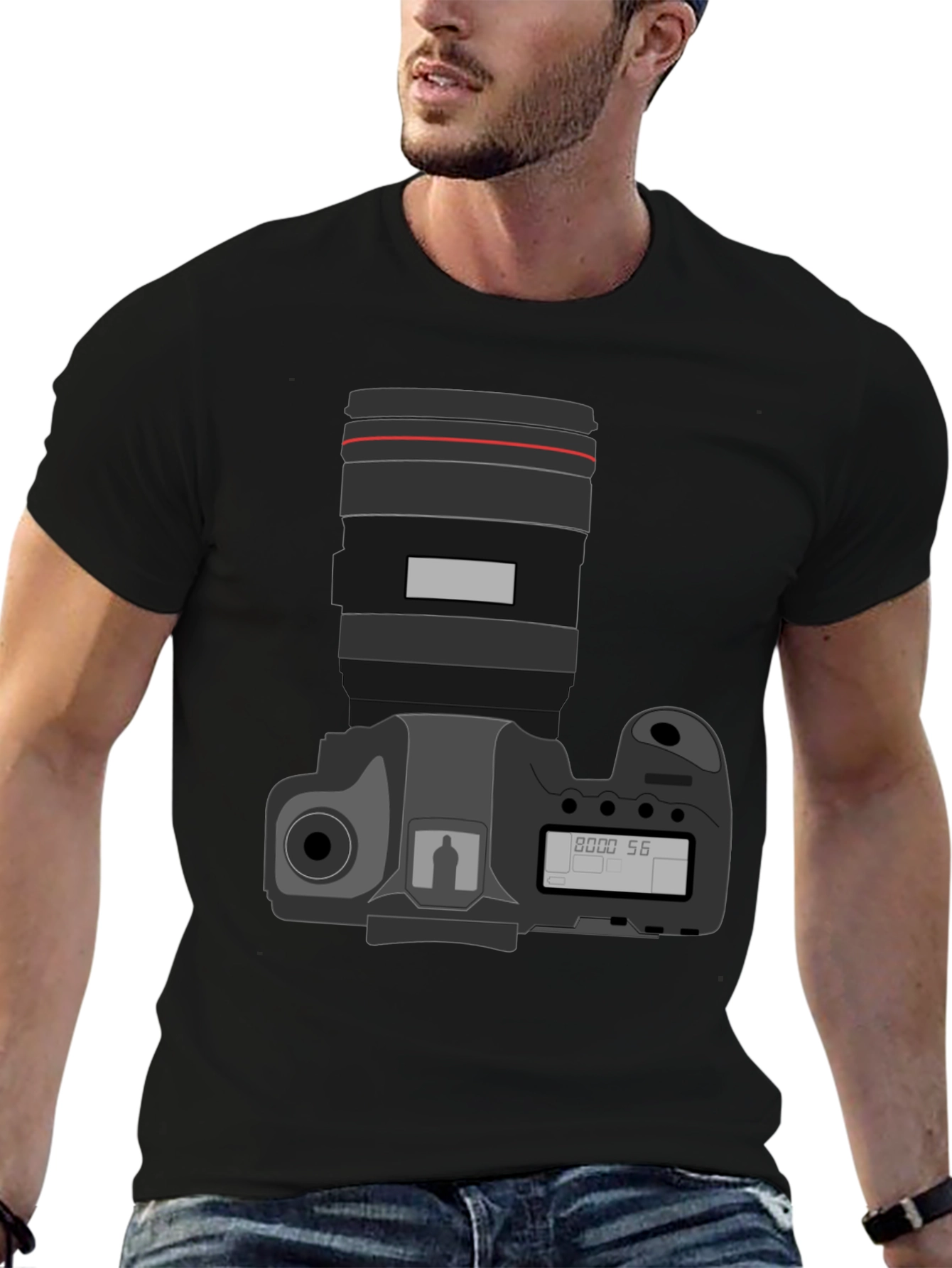Camera Graphic Tee - Photographer Shirt