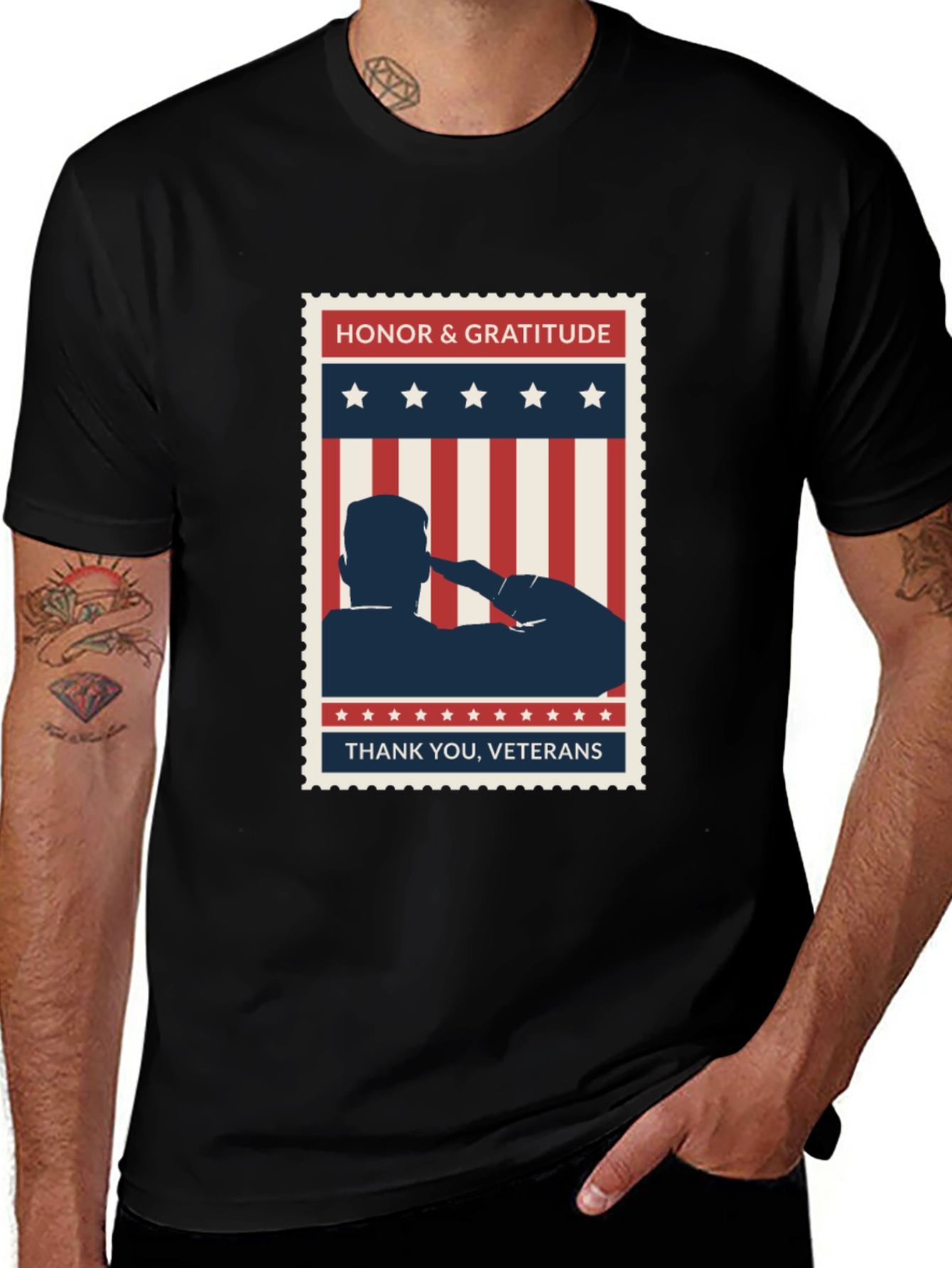 Honor & Gratitude Veteran T-Shirt