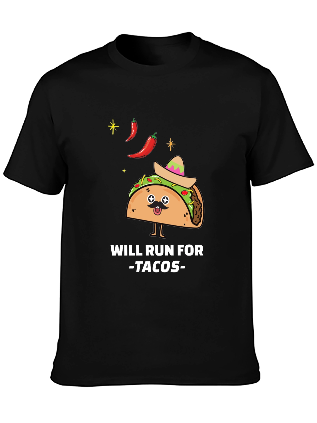 Will Run For Tacos Graphic Tee