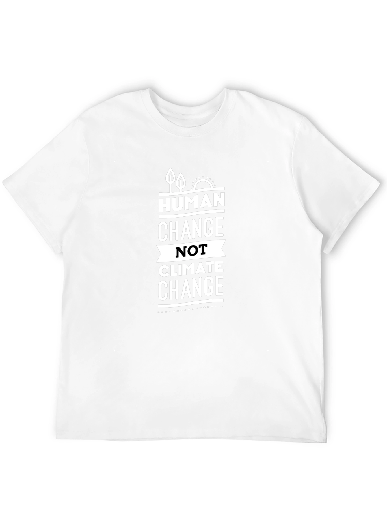 Human Change Not Climate Change Graphic Tee