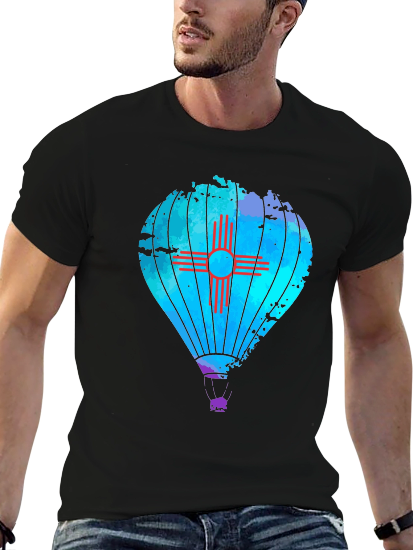 New Mexico Zia Balloon Graphic Tee