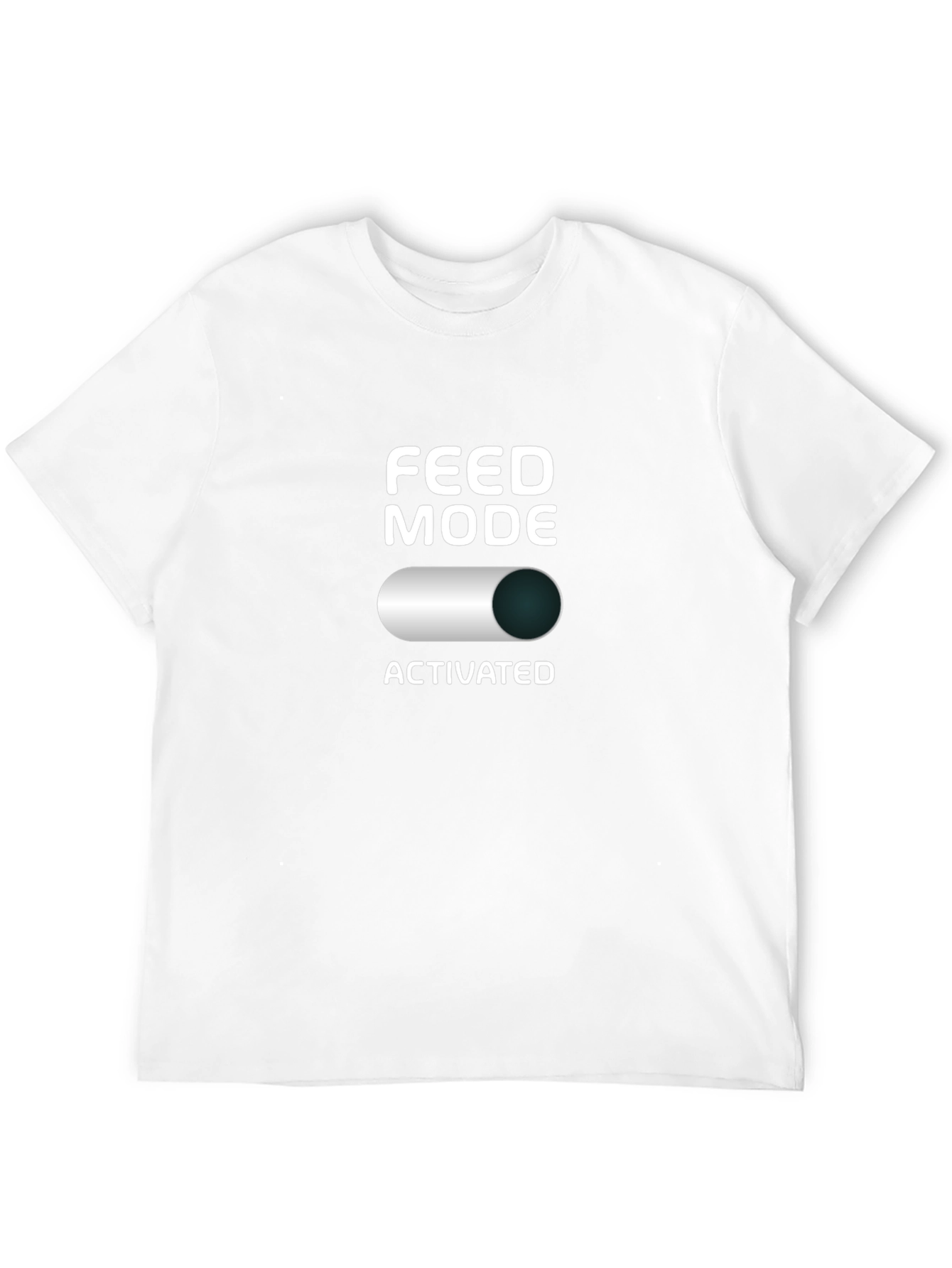 Feed Mode Activated Black T-Shirt