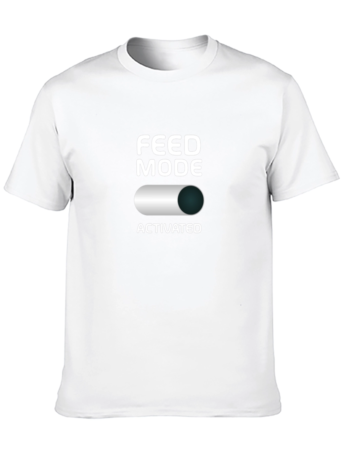 Feed Mode Activated Black T-Shirt