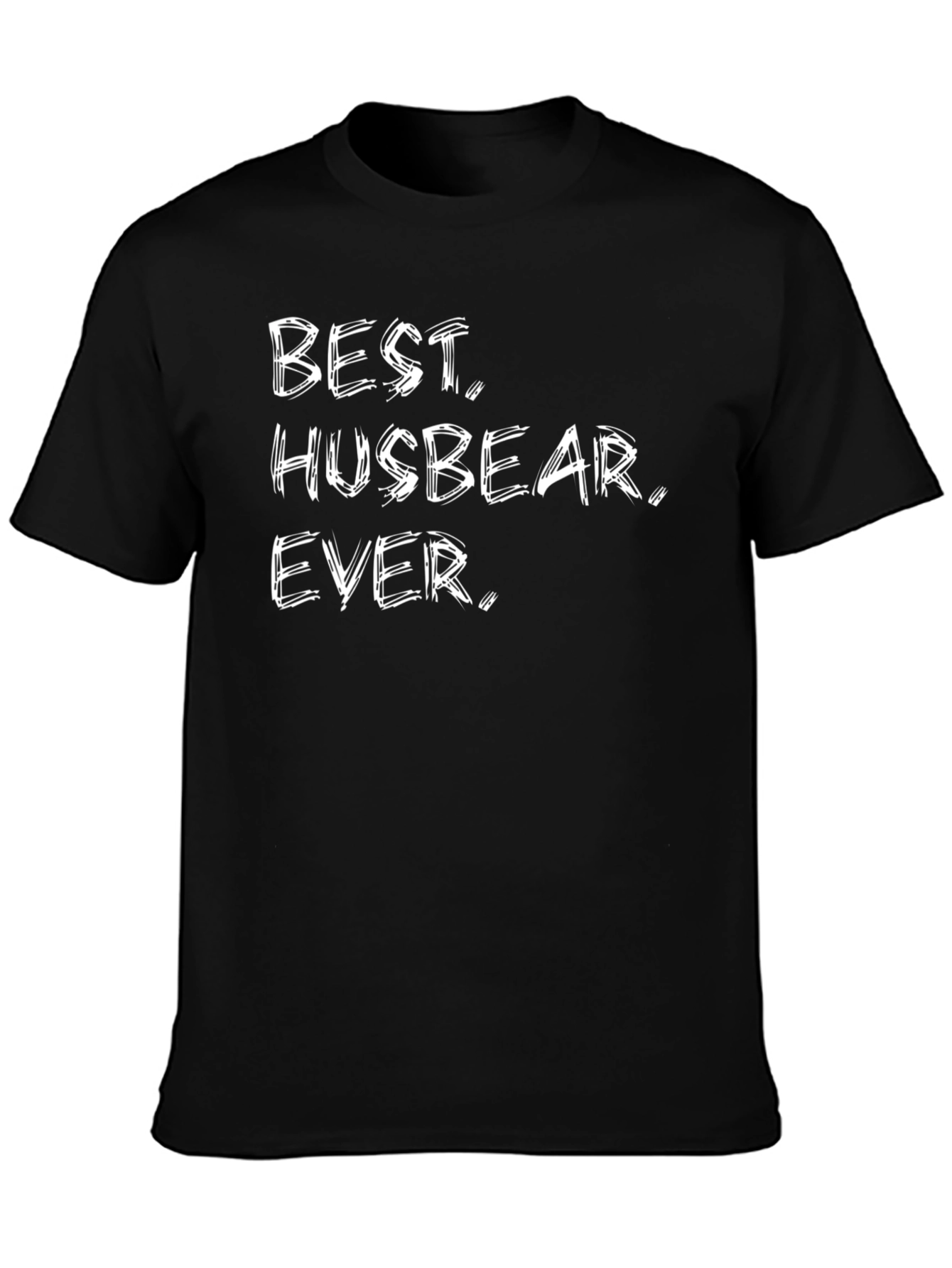 Best Husbear Ever Black T-Shirt