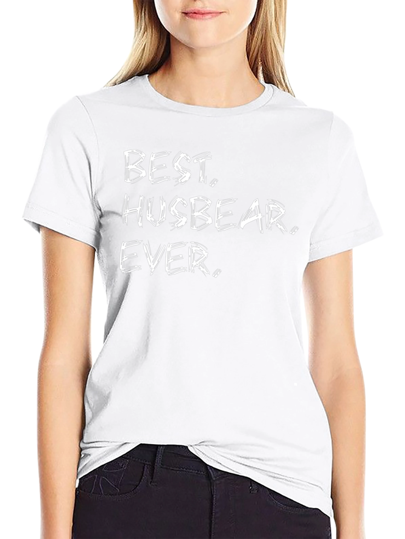 Best Husbear Ever Black T-Shirt