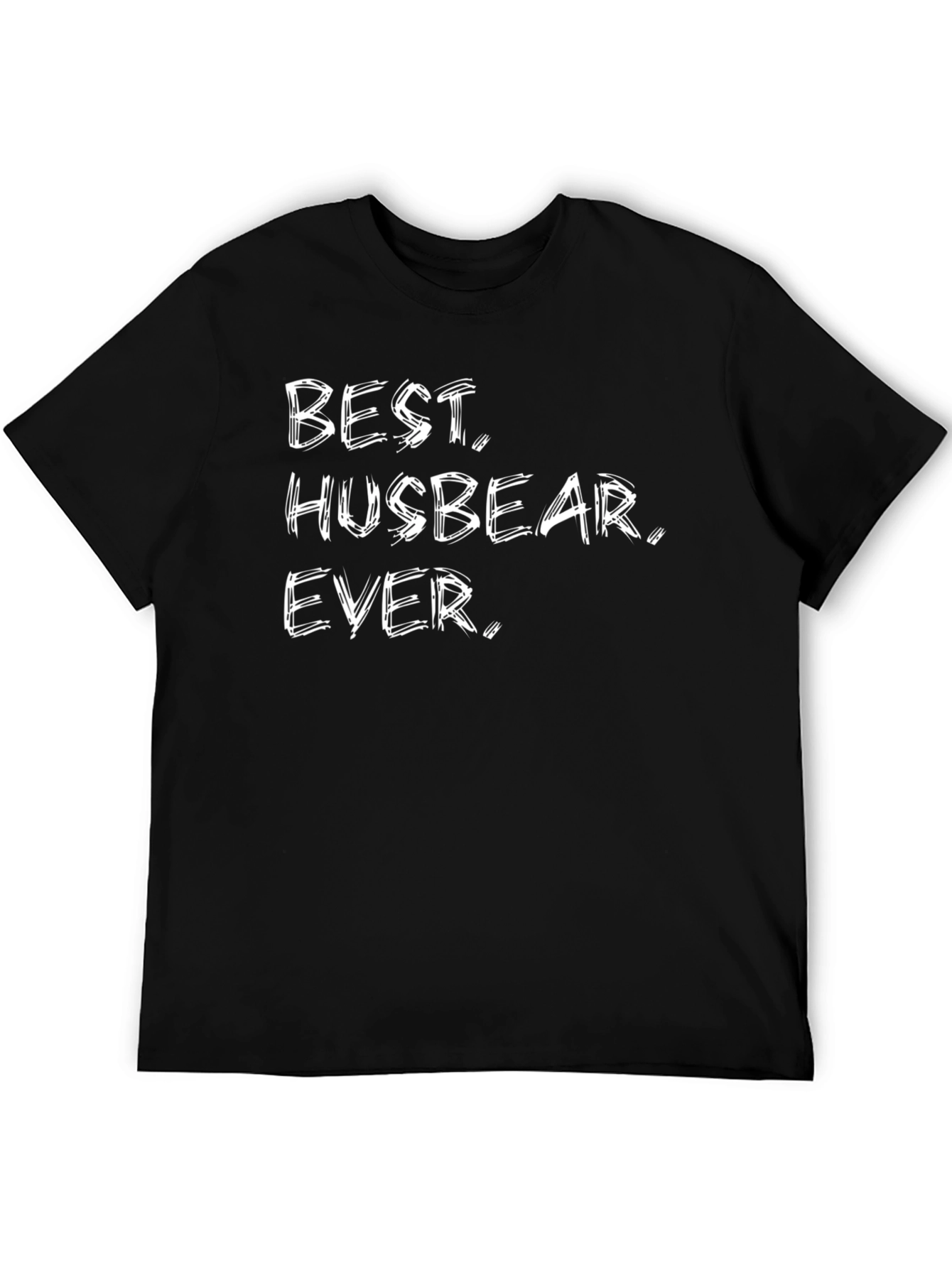 Best Husbear Ever Black T-Shirt