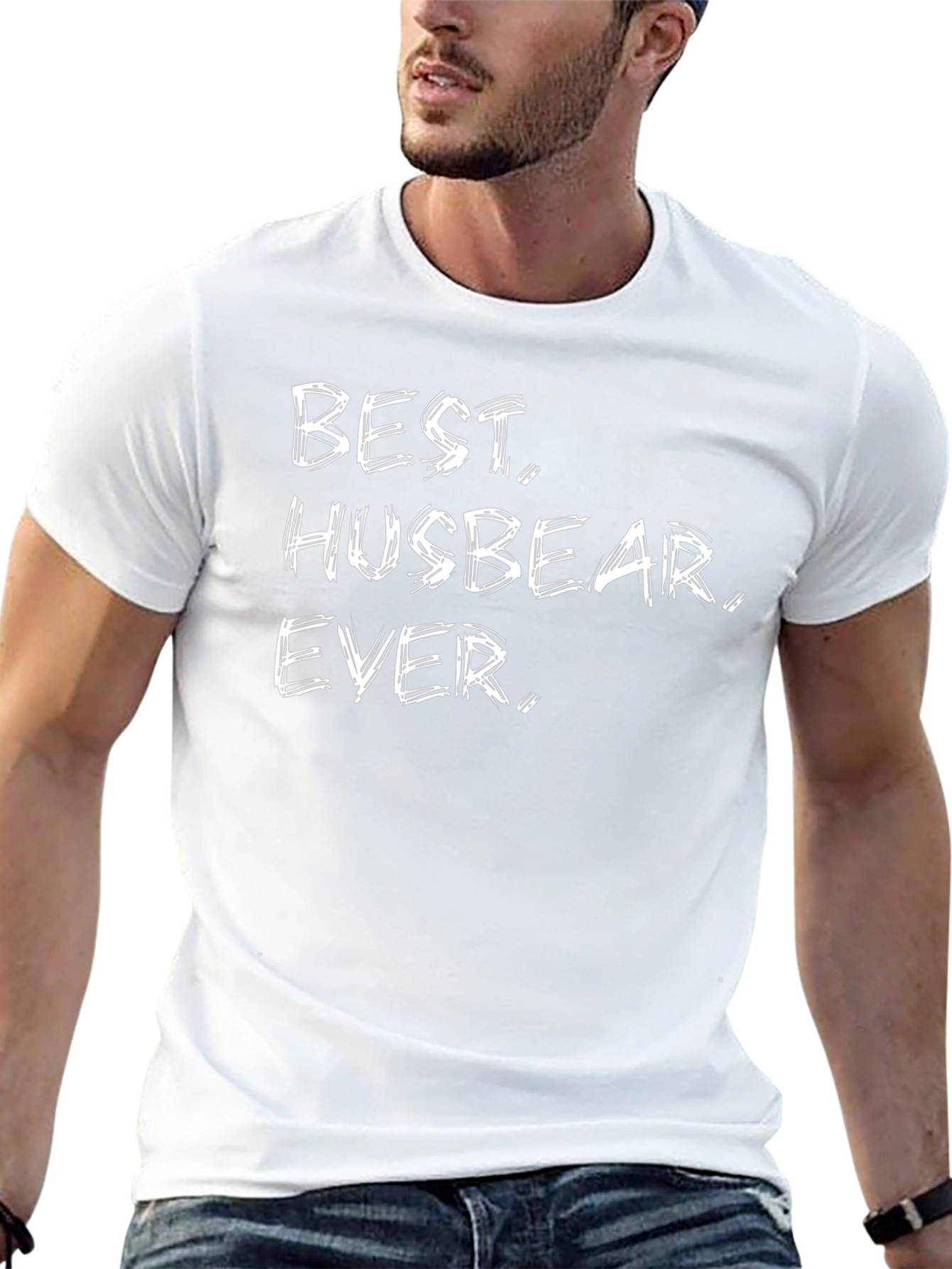 Best Husbear Ever Black T-Shirt