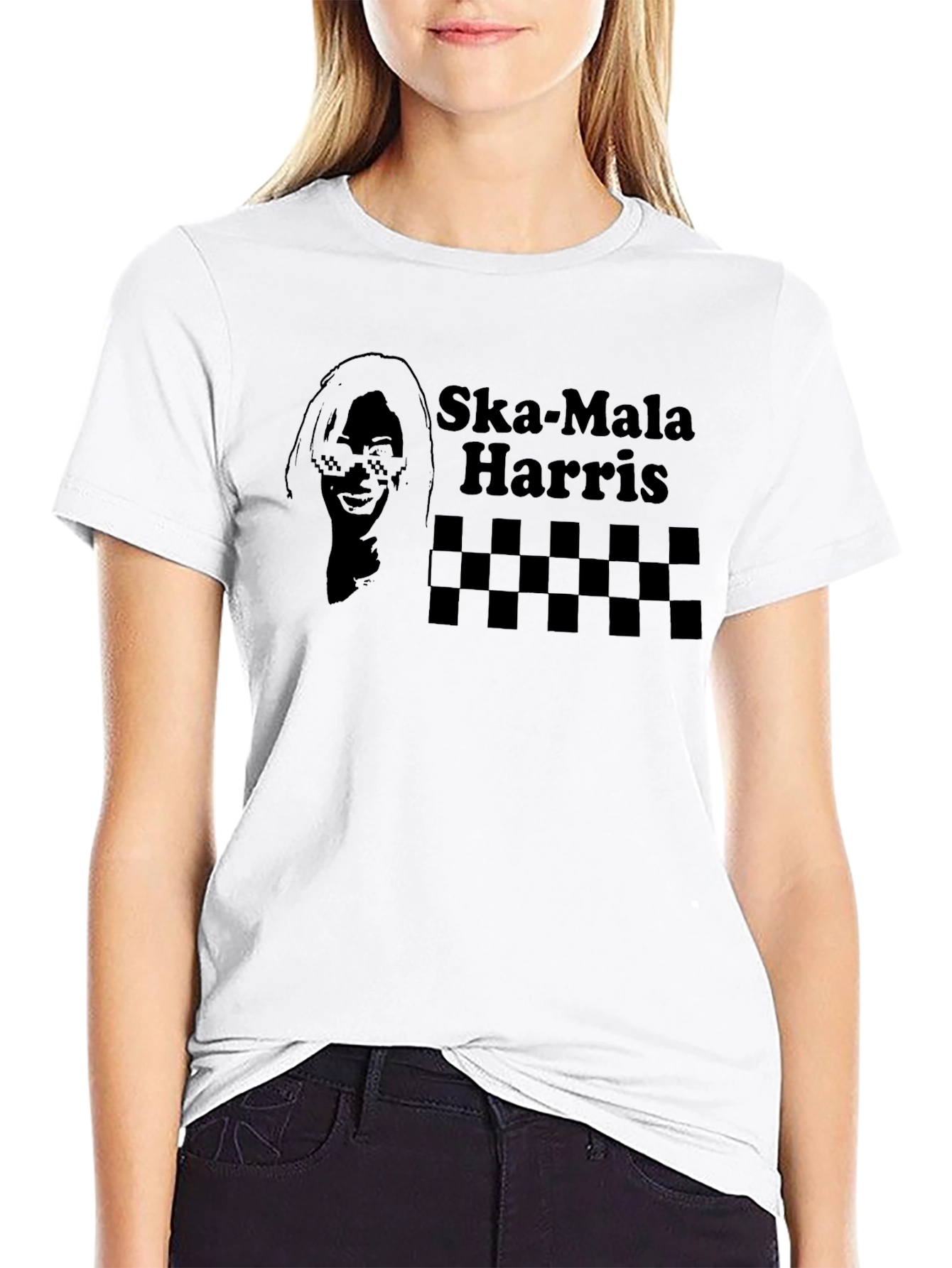 Ska-Mala Harris Black Graphic Tee