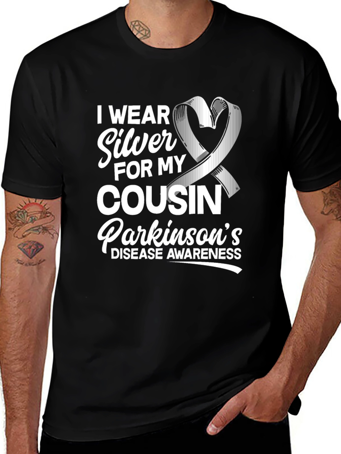 Parkinsons Disease Awareness Ribbon T-Shirt