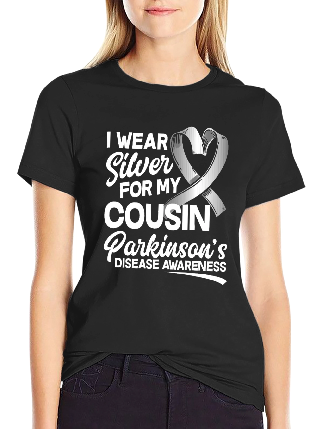 Parkinsons Disease Awareness Ribbon T-Shirt