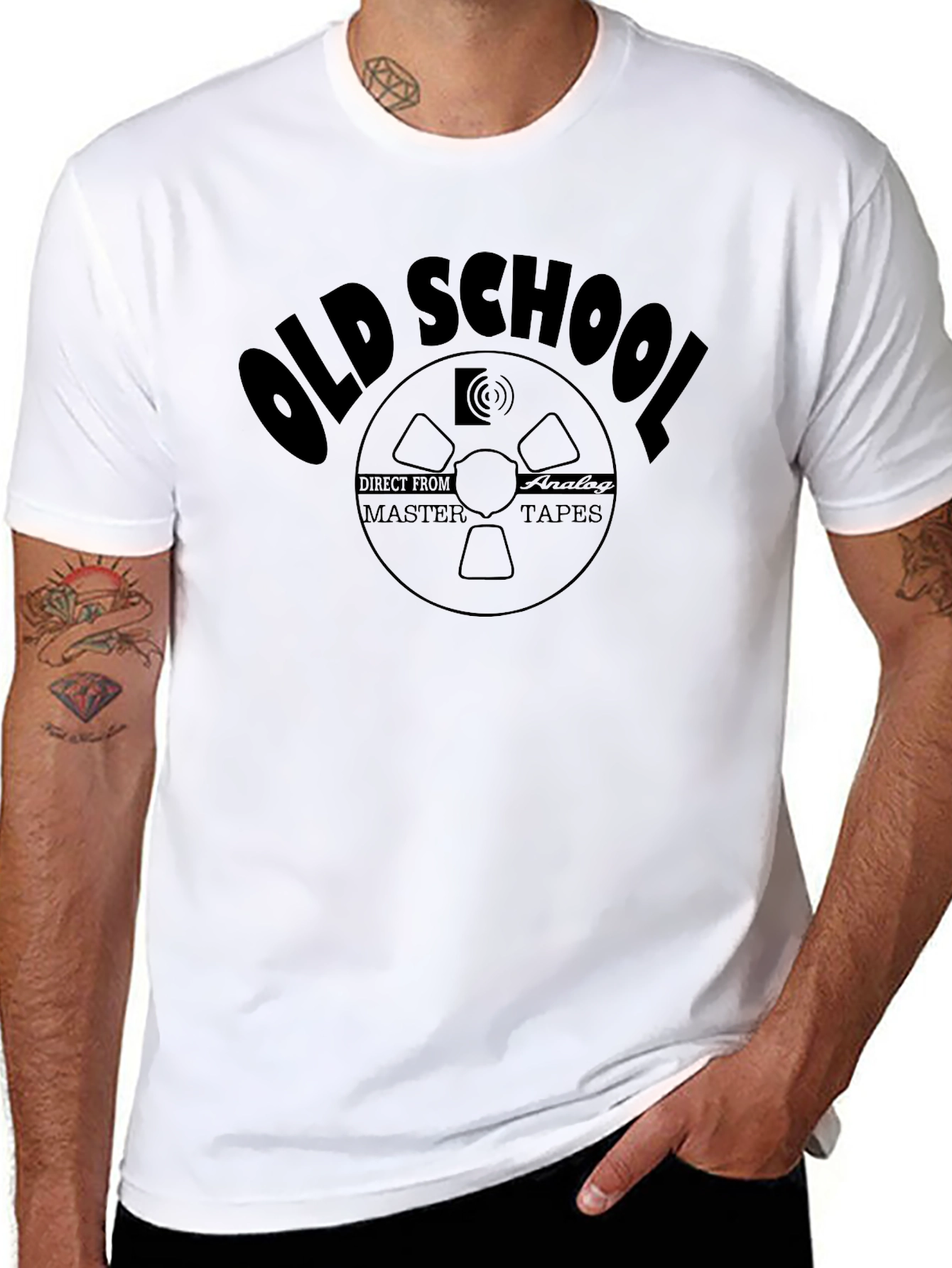 Old School Analog Master Tapes Graphic T-Shirt