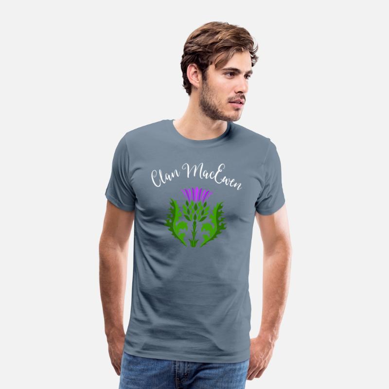 Clan MacEwen Surname Thistle Flower Scottish Clan