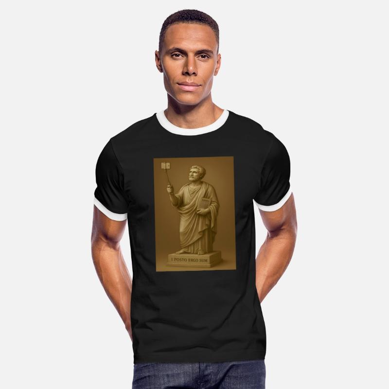 Classical Philosopher Selfie Statue