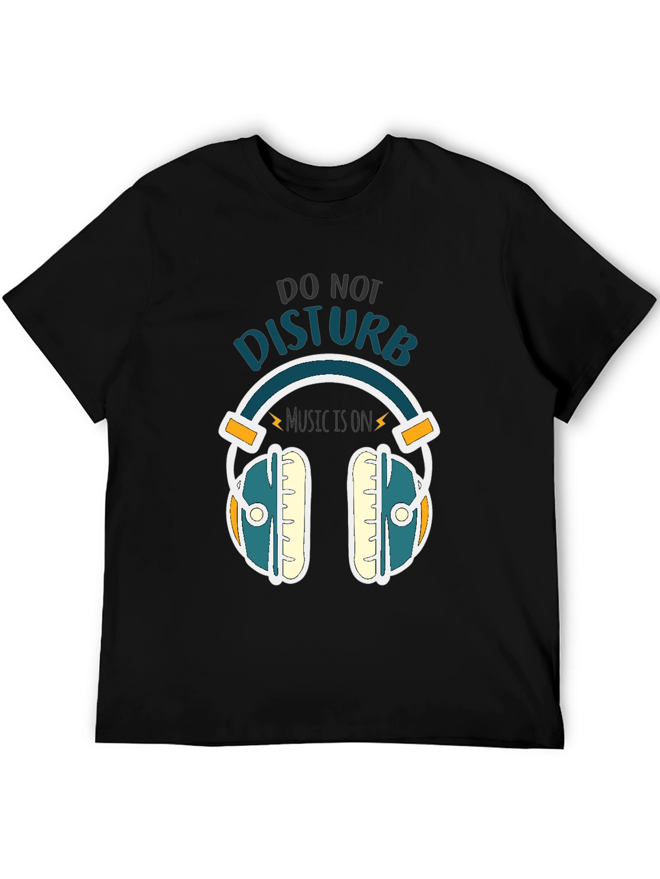 Do Not Disturb Music On Graphic Tee