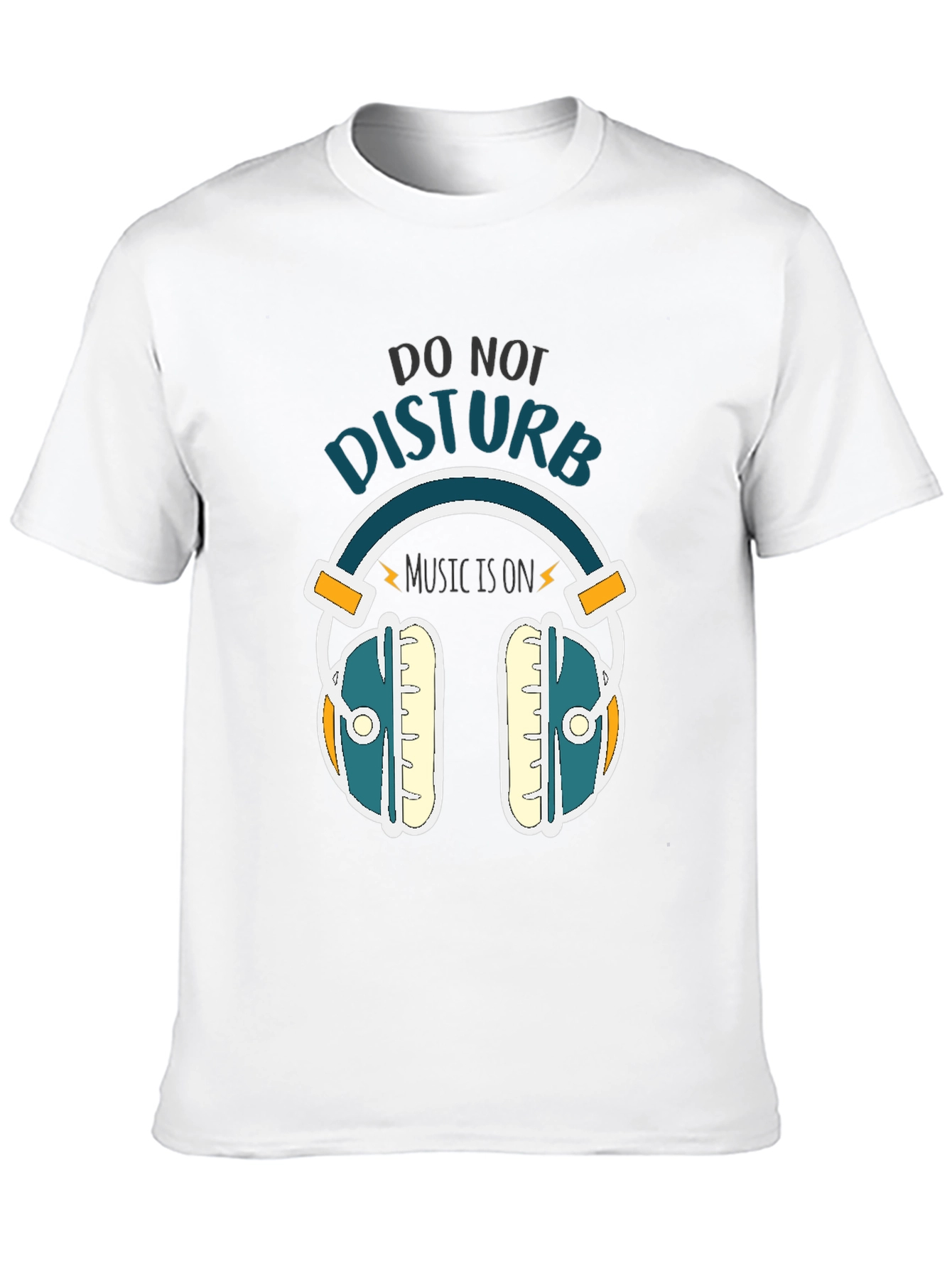 Do Not Disturb Music On Graphic Tee