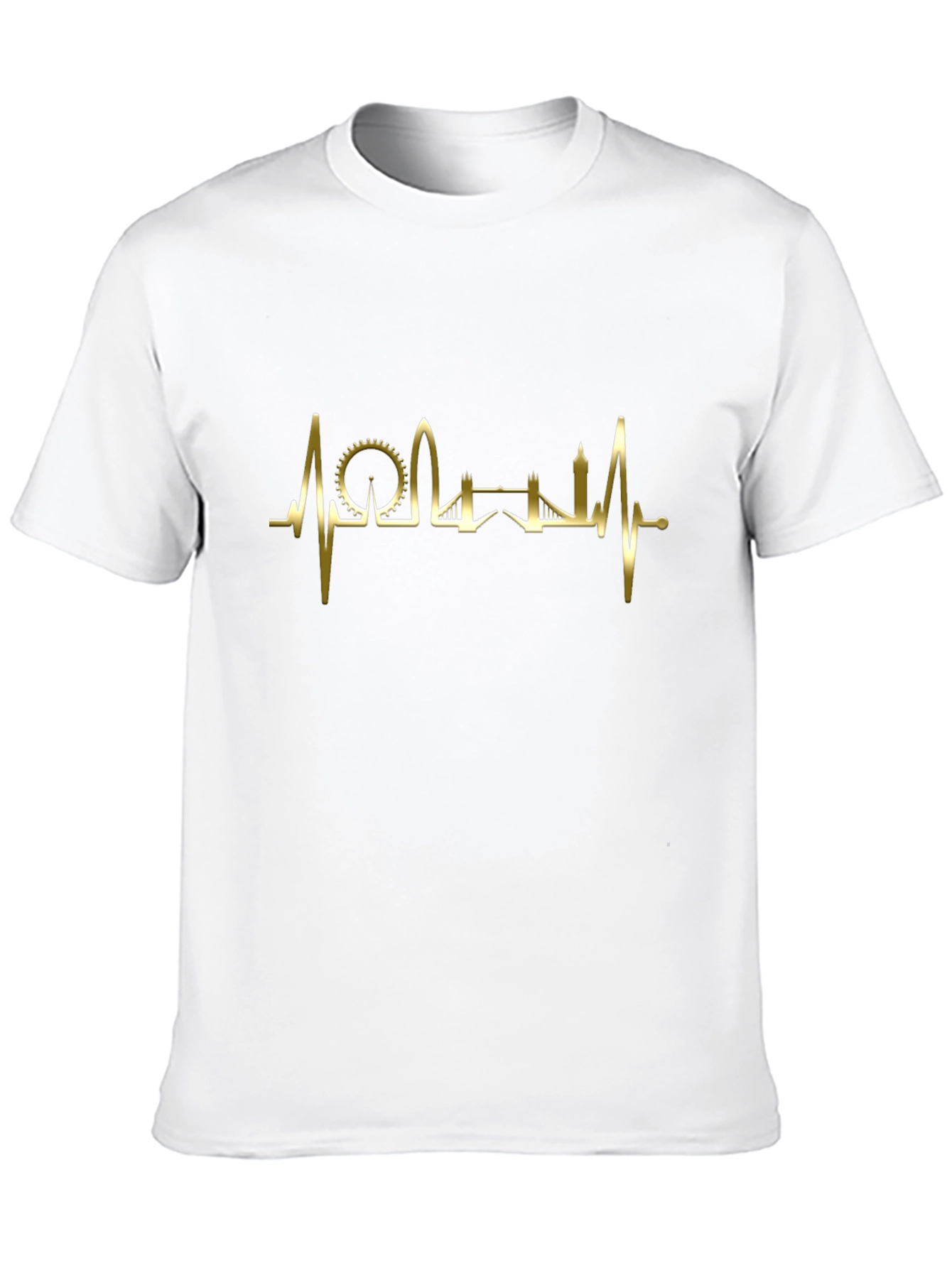 London Skyline Heartbeat Graphic Tee