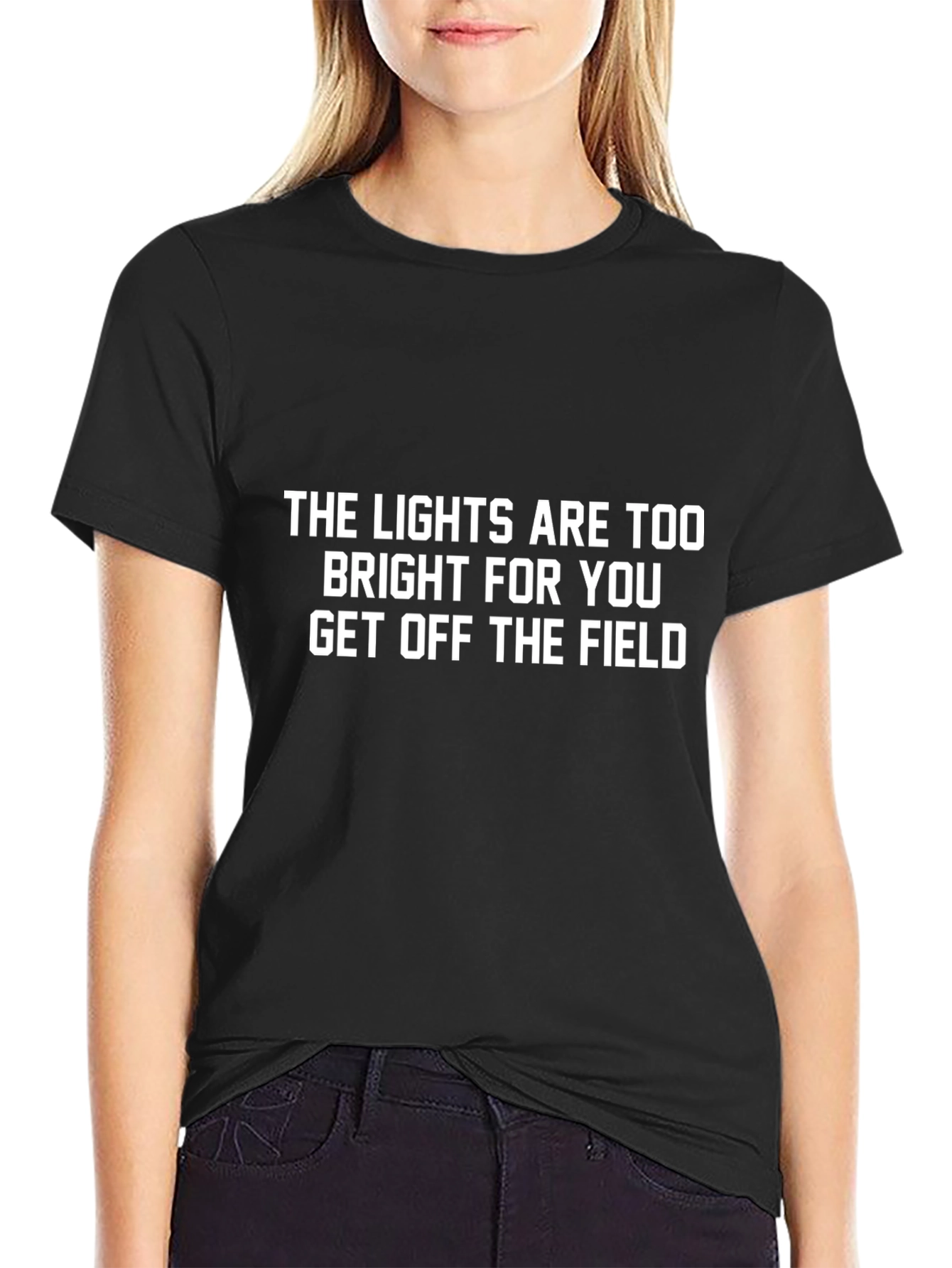 Funny Sarcastic T-Shirt - The Lights Are Too Bright