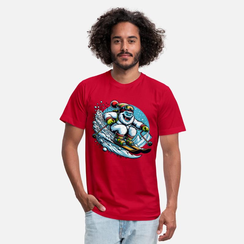 Cool Yeti Skiing Adventure Fun