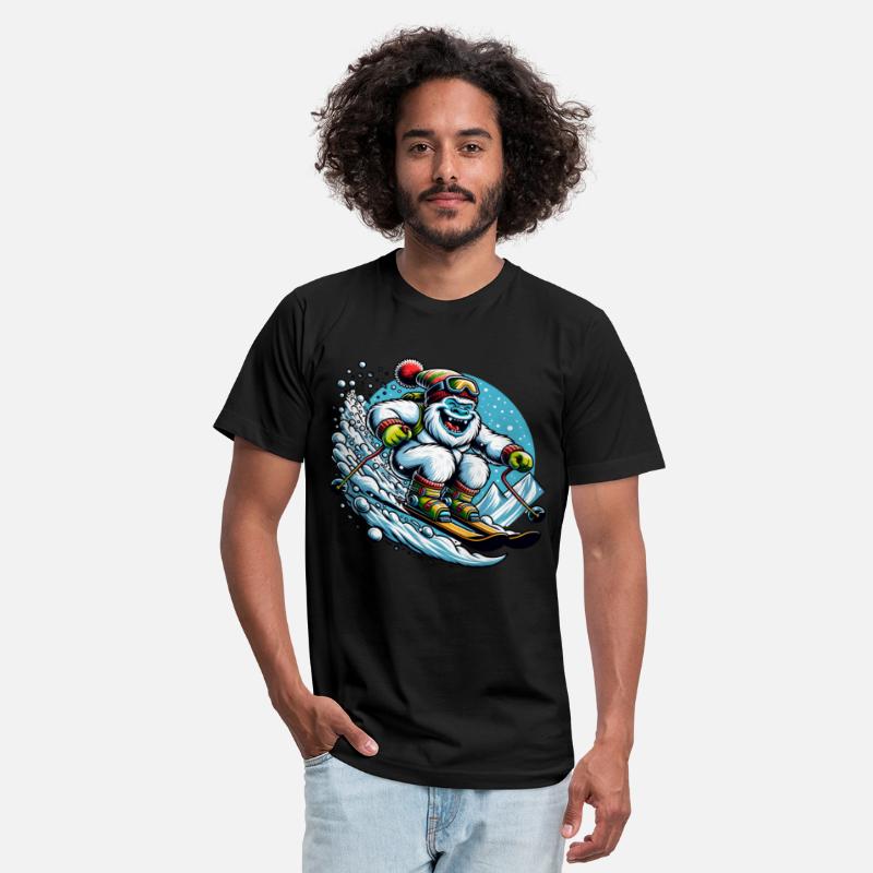 Cool Yeti Skiing Adventure Fun