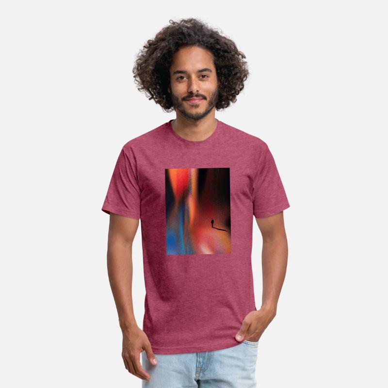 Cosmic Desert Wanderer Grain Texture Tee