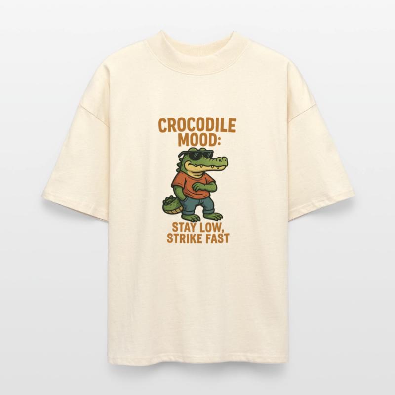 Crocodile mood: stay low, strike fast