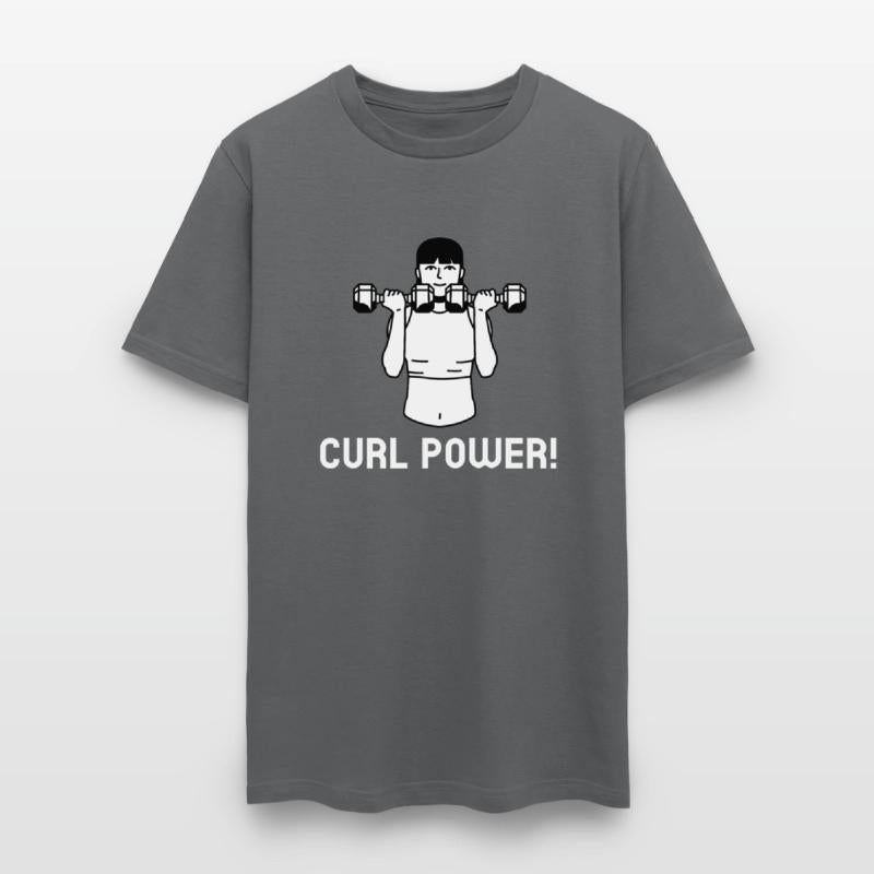 Curl Power Funny Gym Bro
