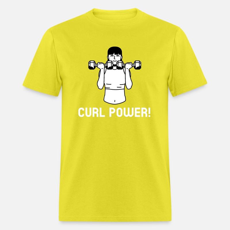 Curl Power Funny Gym Bro