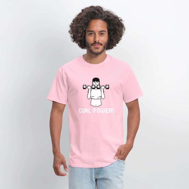 Curl Power Funny Gym Bro
