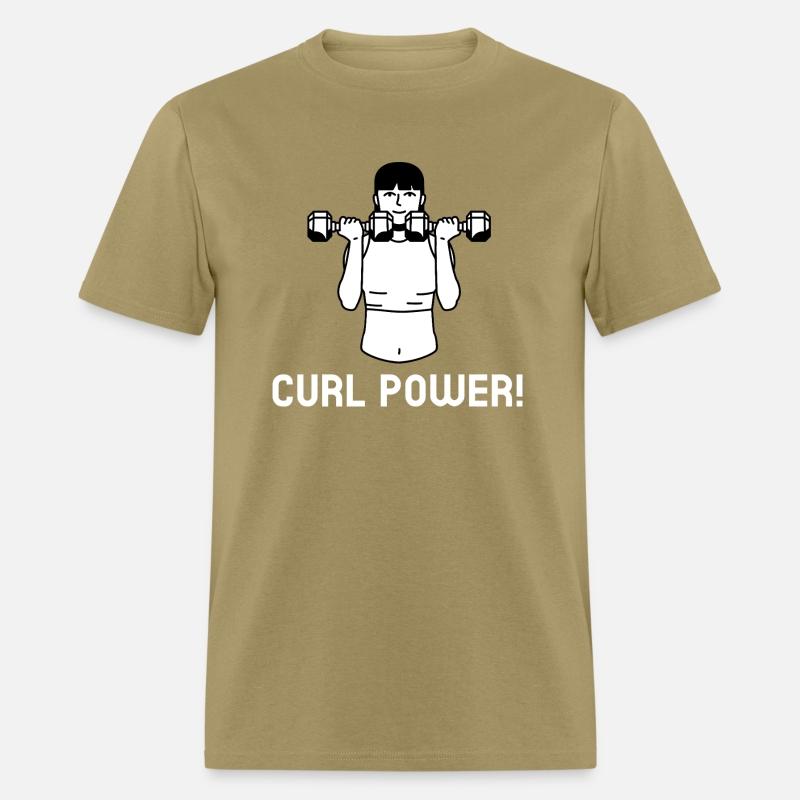 Curl Power Funny Gym Bro