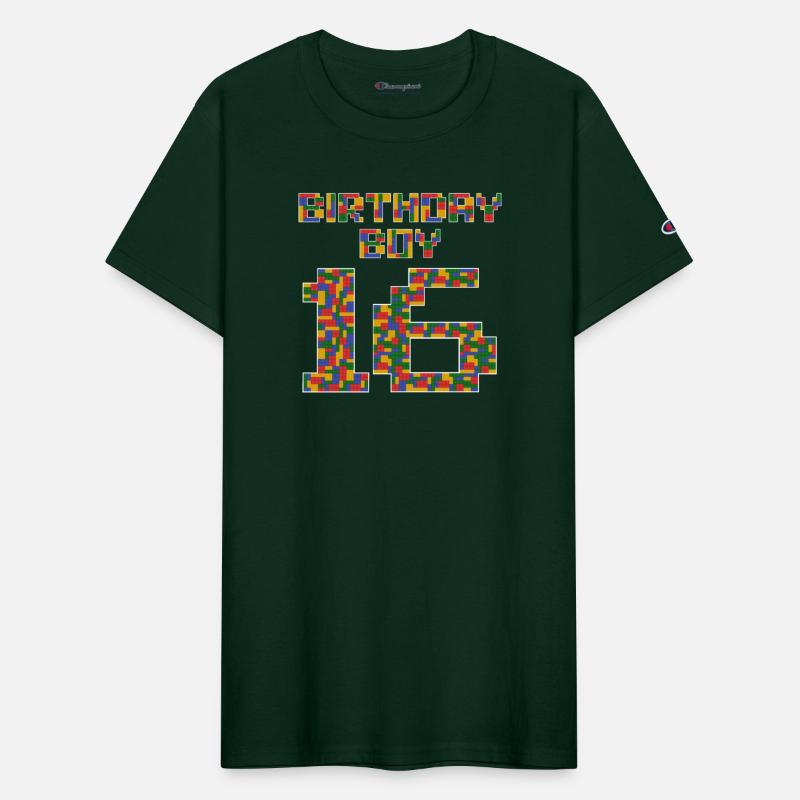 Cute 16th Birthday Gift 16 Year Old Block Building