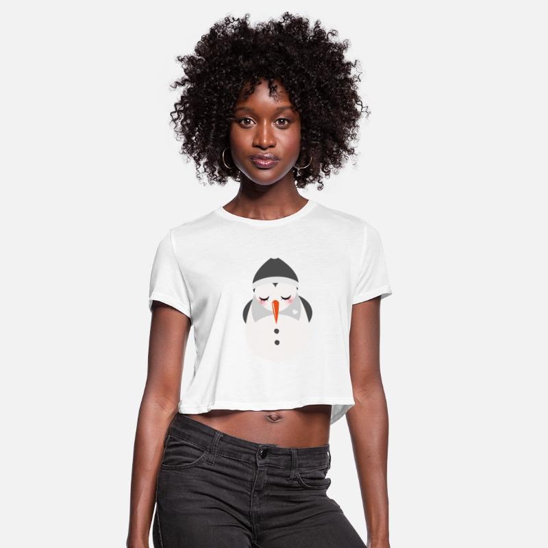 cute snowman with cap and beet nose