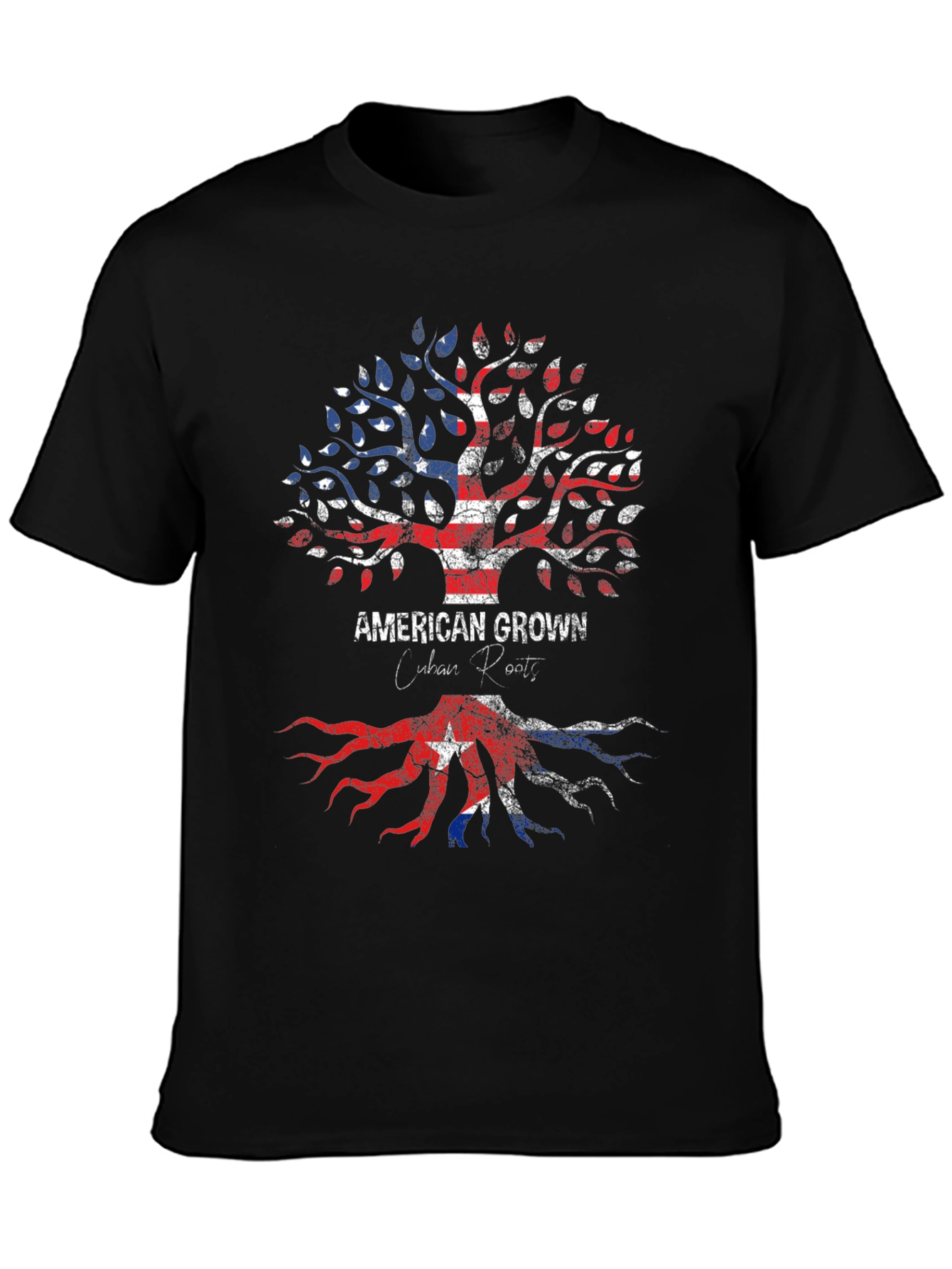 American Grown Cuban Roots Graphic Tee
