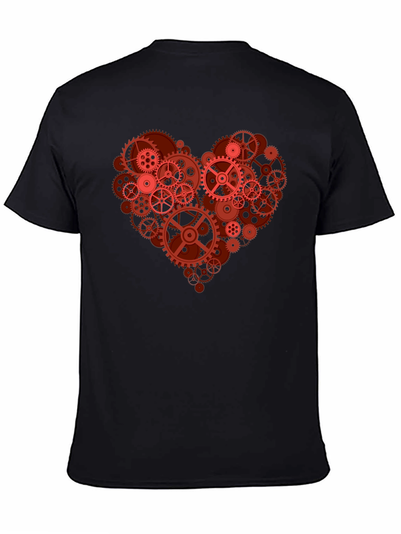 Gear Heart Graphic T-Shirt - Mechanical Love