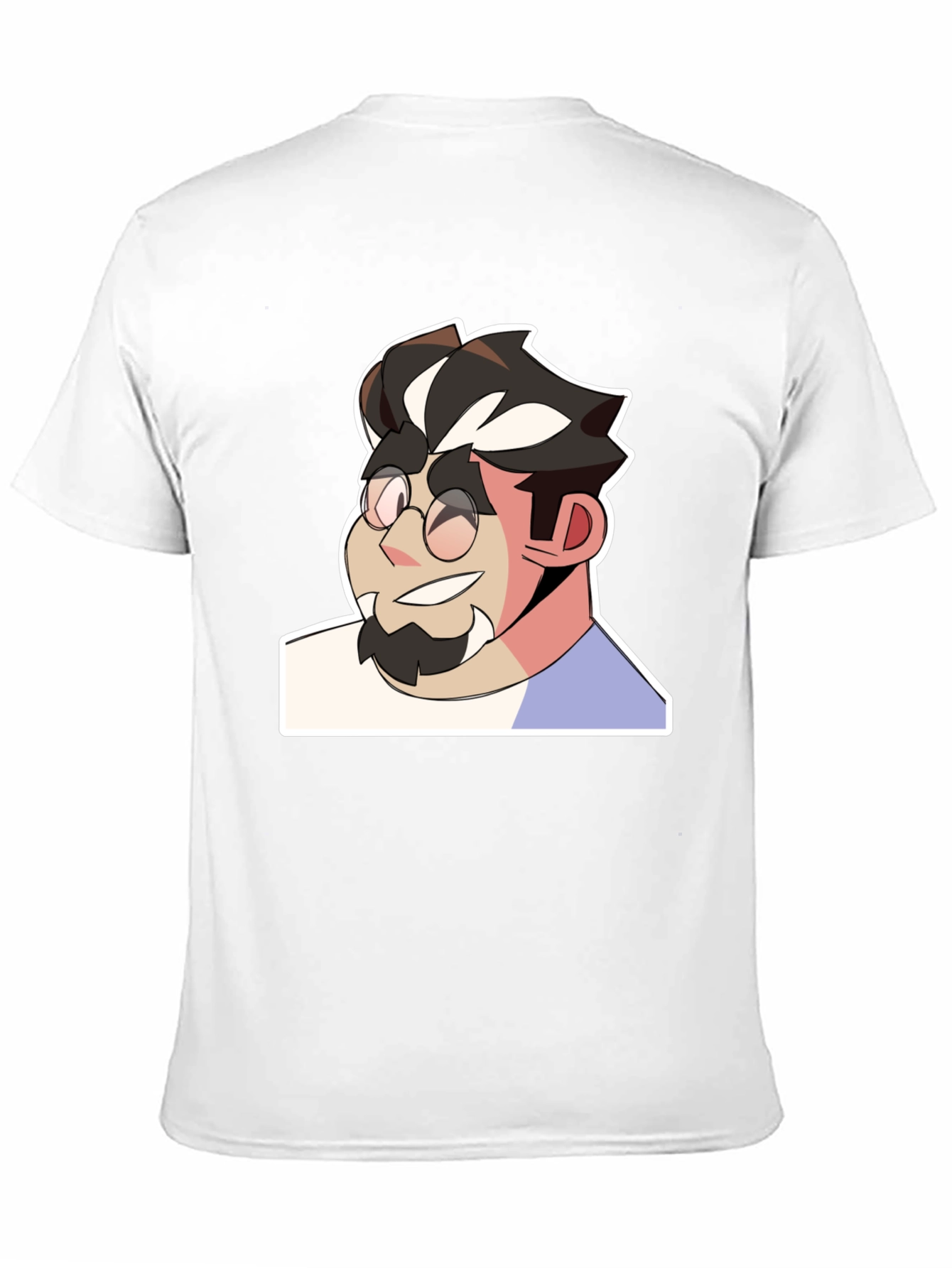Cartoon Character Graphic Print Black T-Shirt