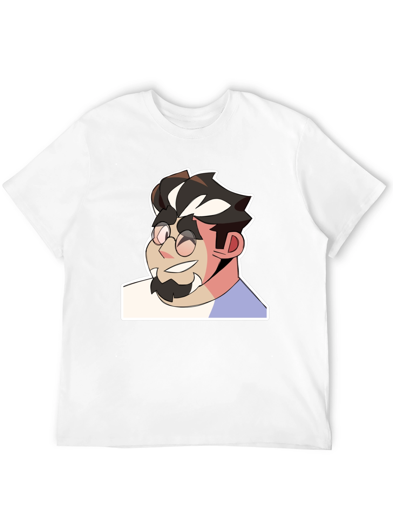 Cartoon Character Graphic Print Black T-Shirt