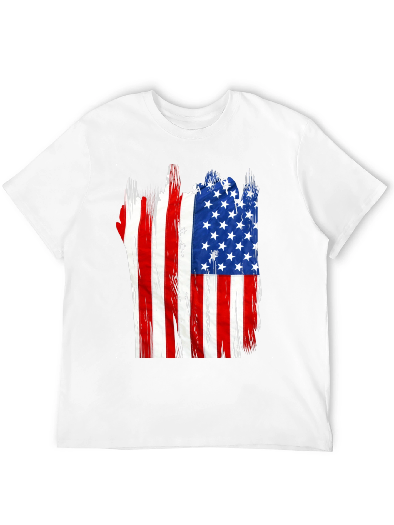 American Flag Graphic Black T-Shirt